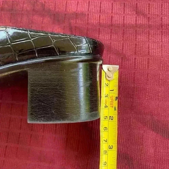 Aerosoles Womens Black Patent Slip On Mule Clogs 10 excellent condition - Picture 7 of 16